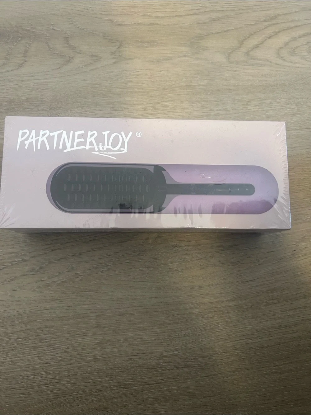 Pink Cordless Mini Hair Straightening Brush - Portable Dual Mode